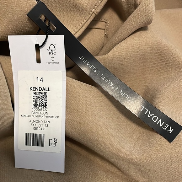 Dynamite Kendall Side Zip Slim Pants - Picture 9 of 9